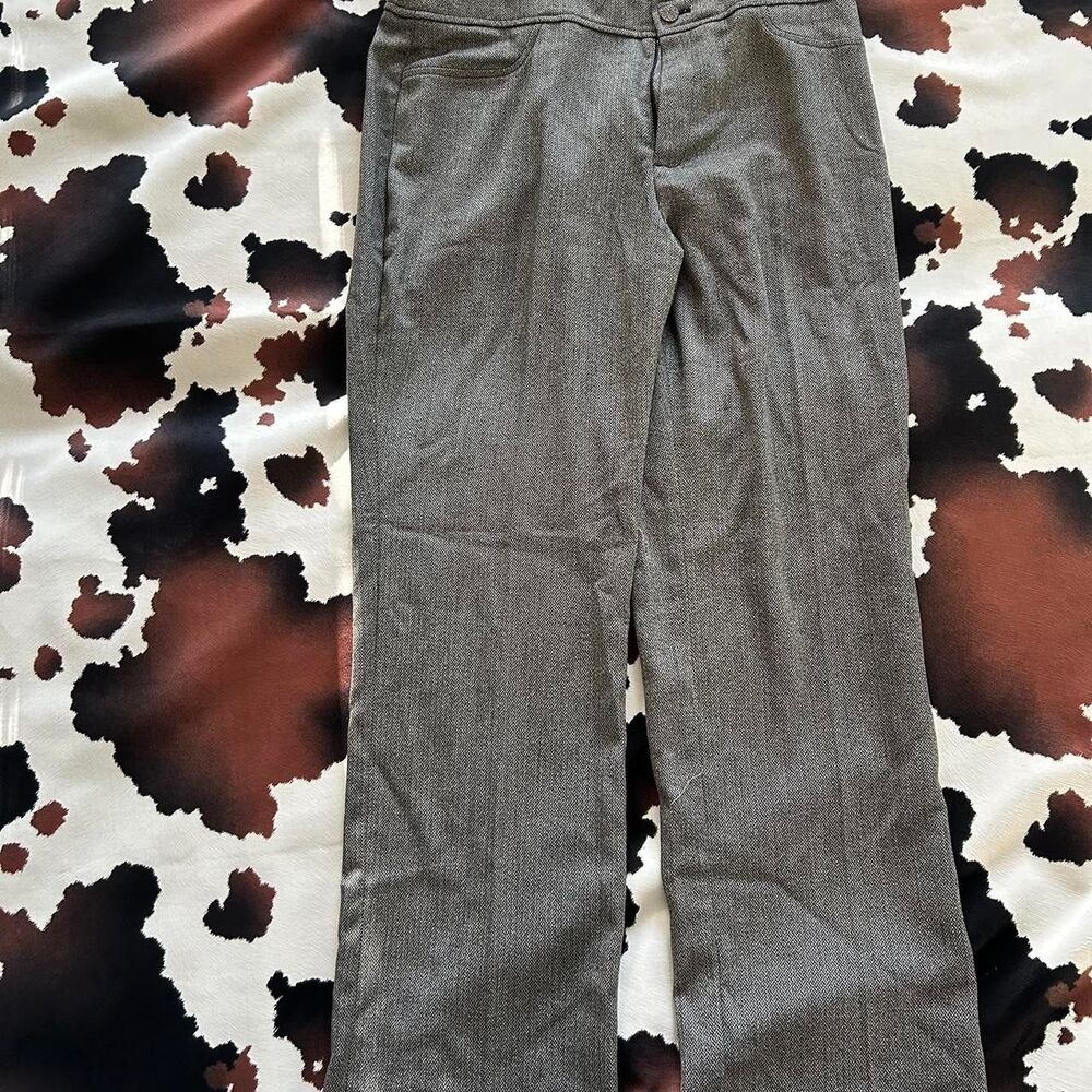 Anne-klein Women's Grey and Brown Trousers